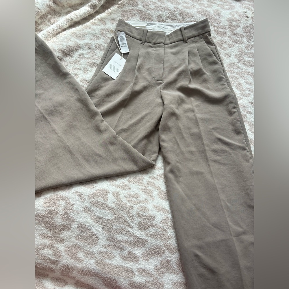 Aritzia Effortless Wide Leg Trousers